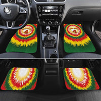 Custom Lithuania-Skeleton Power Dunk Car Mats Tie Dye Style