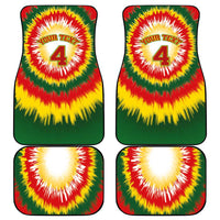 Custom Lithuania-Skeleton Power Dunk Car Mats Tie Dye Style