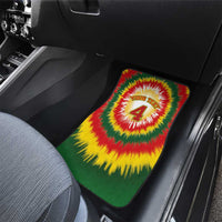 Custom Lithuania-Skeleton Power Dunk Car Mats Tie Dye Style