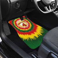 Custom Lithuania-Skeleton Power Dunk Car Mats Tie Dye Style