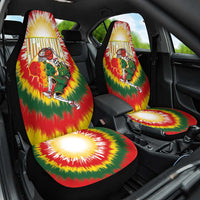 Lithuania-Skeleton Power Dunk Car Seat Cover Tie Dye Style