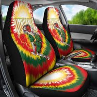 Lithuania-Skeleton Power Dunk Car Seat Cover Tie Dye Style