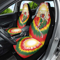 Lithuania-Skeleton Power Dunk Car Seat Cover Tie Dye Style