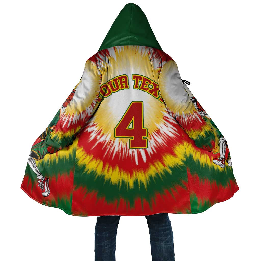 Custom Lithuania-Skeleton Power Dunk Cloak Tie Dye Style