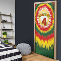 Custom Lithuania-Skeleton Power Dunk Door Cover Tie Dye Style