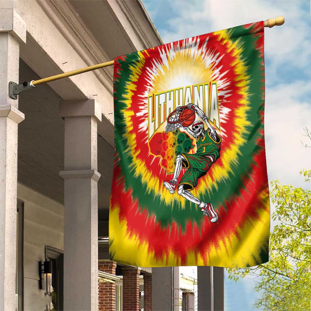 Lithuania-Skeleton Power Dunk Garden Flag Tie Dye Style