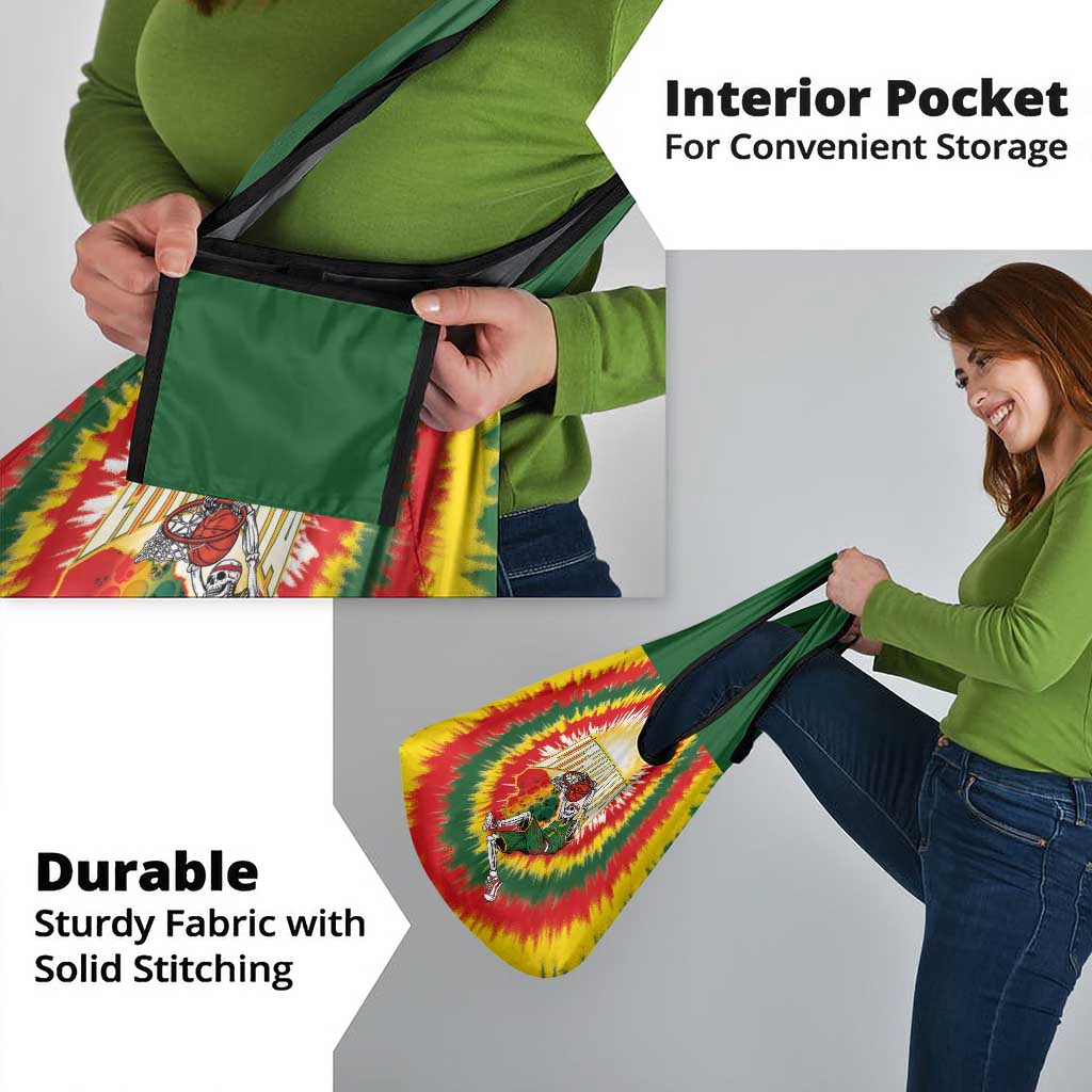 Lithuania-Skeleton Power Dunk Grocery Bag Tie Dye Style
