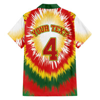 Custom Lithuania-Skeleton Power Dunk Hawaiian Shirt Tie Dye Style