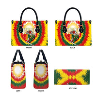 Lithuania-Skeleton Power Dunk Leather Bag Tie Dye Style