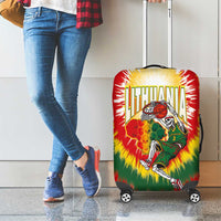 Lithuania-Skeleton Power Dunk Luggage Cover Tie Dye Style