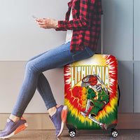 Lithuania-Skeleton Power Dunk Luggage Cover Tie Dye Style