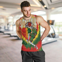 Custom Lithuania-Skeleton Power Dunk Men Tank Top Tie Dye Style
