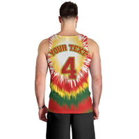 Custom Lithuania-Skeleton Power Dunk Men Tank Top Tie Dye Style