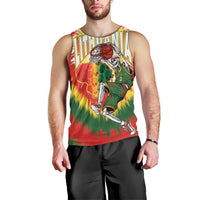 Custom Lithuania-Skeleton Power Dunk Men Tank Top Tie Dye Style