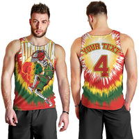 Custom Lithuania-Skeleton Power Dunk Men Tank Top Tie Dye Style