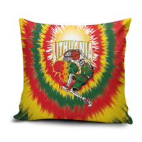 Lithuania-Skeleton Power Dunk Pillow Cover Tie Dye Style