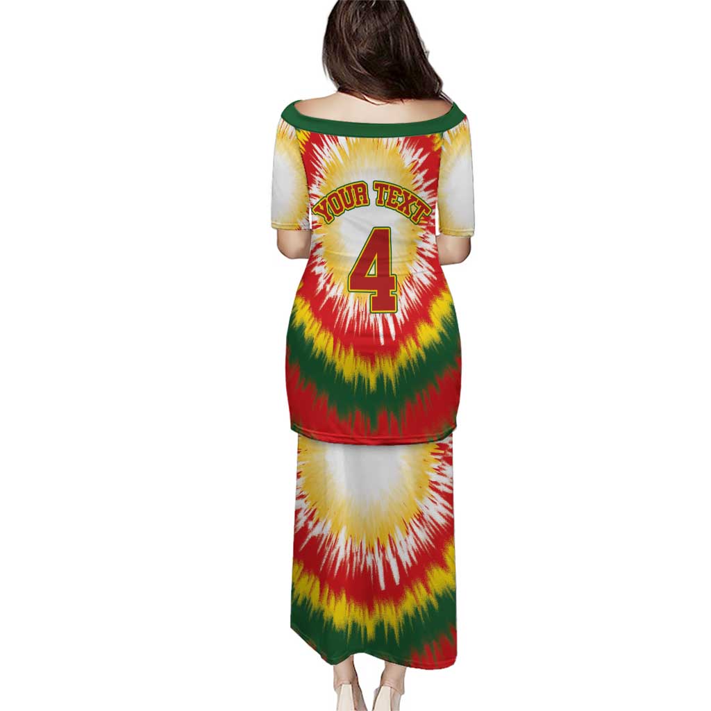Custom Lithuania-Skeleton Power Dunk Puletasi Tie Dye Style