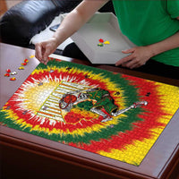Lithuania-Skeleton Power Dunk Puzzle Tie Dye Style
