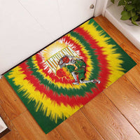 Lithuania-Skeleton Power Dunk Rubber Doormat Tie Dye Style