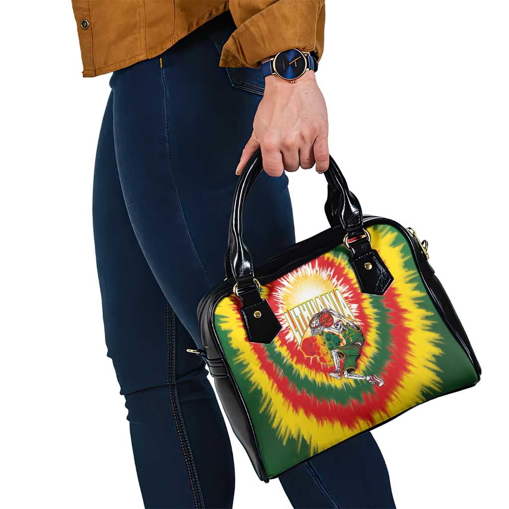Lithuania-Skeleton Power Dunk Shoulder Handbag Tie Dye Style