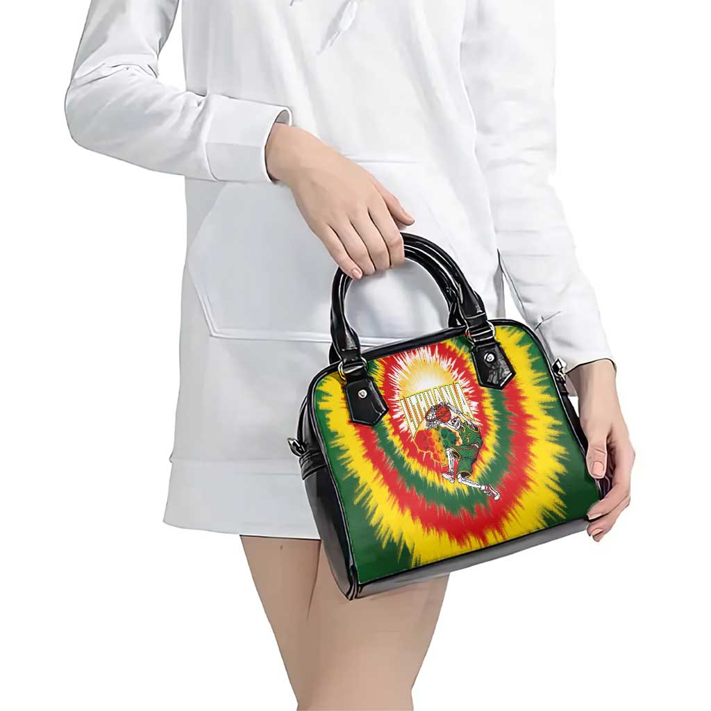 Lithuania-Skeleton Power Dunk Shoulder Handbag Tie Dye Style