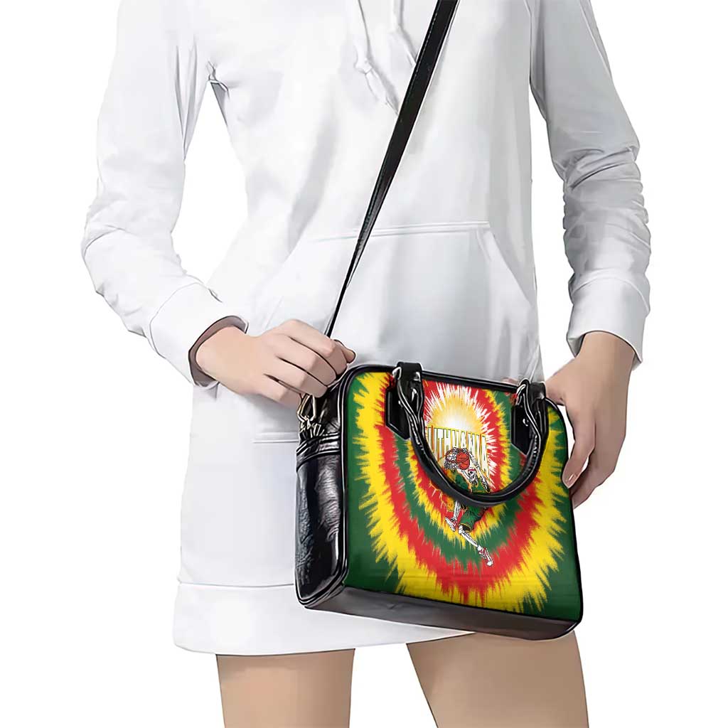 Lithuania-Skeleton Power Dunk Shoulder Handbag Tie Dye Style