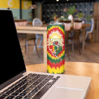Custom Lithuania-Skeleton Power Dunk Skinny Tumbler Tie Dye Style