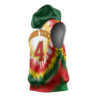 Custom Lithuania-Skeleton Power Dunk Sleeveless Hoodie Tie Dye Style