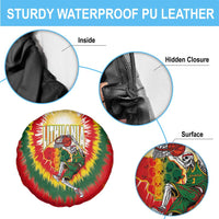 Lithuania-Skeleton Power Dunk Spare Tire Cover Tie Dye Style