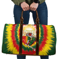 Lithuania-Skeleton Power Dunk Travel Bag Tie Dye Style