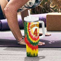 Custom Lithuania-Skeleton Power Dunk Tumbler With Handle Tie Dye Style