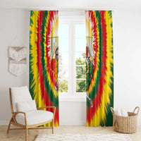 Lithuania-Skeleton Power Dunk Window Curtain Tie Dye Style