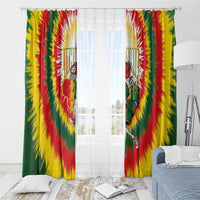 Lithuania-Skeleton Power Dunk Window Curtain Tie Dye Style