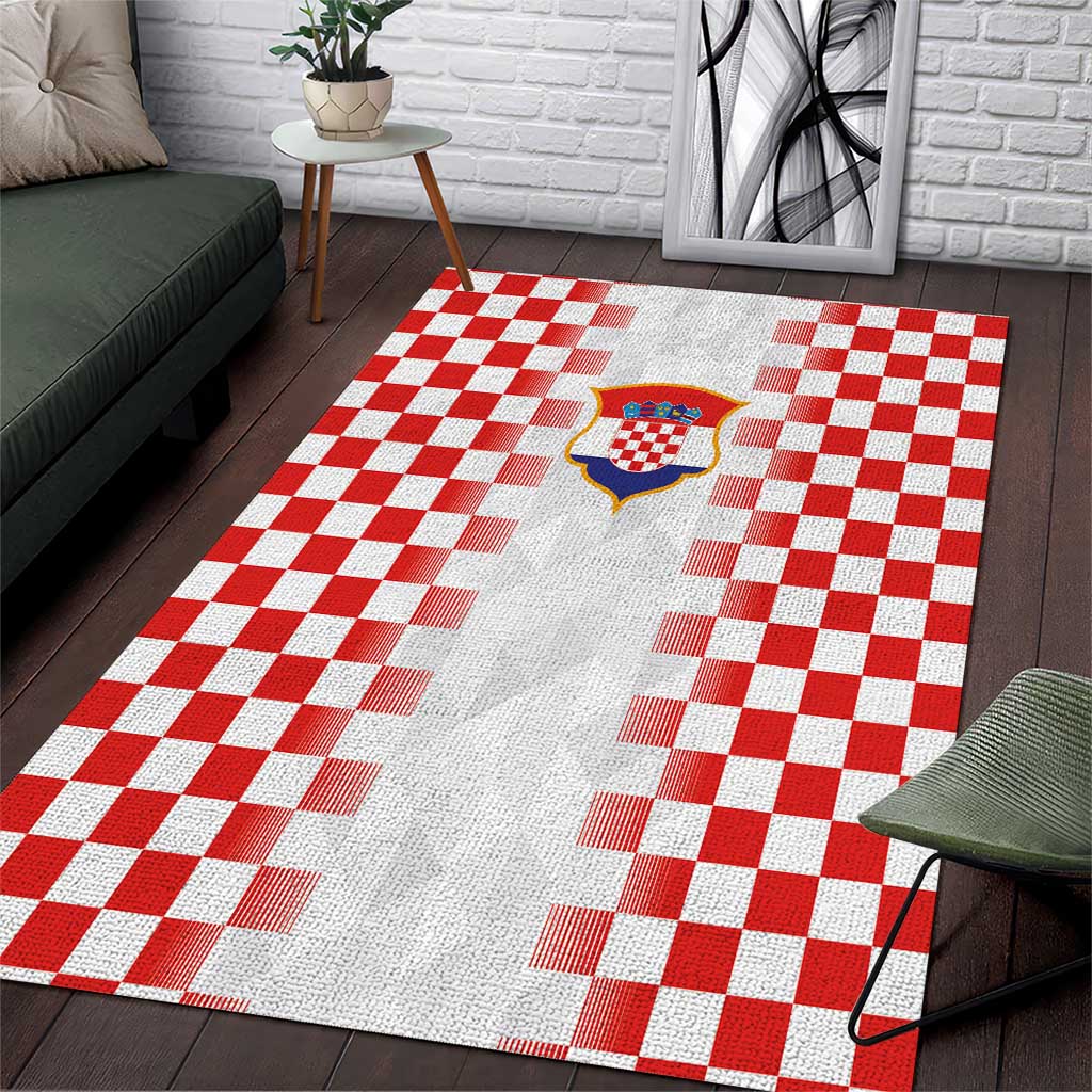 Croatia Football Area Rug Vatreni Glory 2026