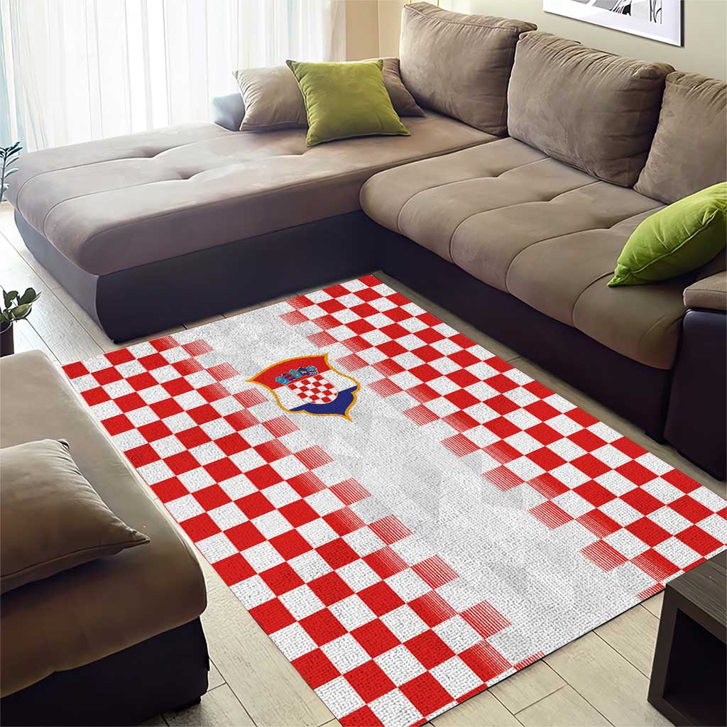 Croatia Football Area Rug Vatreni Glory 2026
