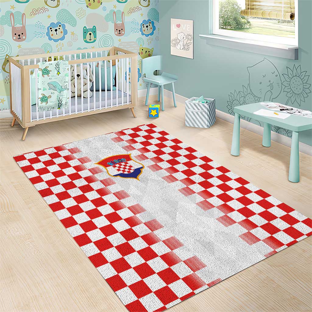 Croatia Football Area Rug Vatreni Glory 2026