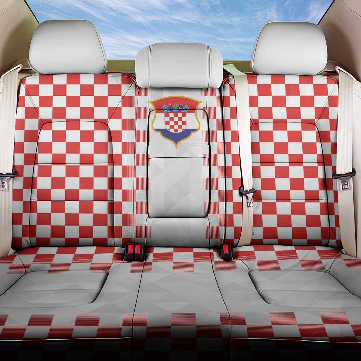 Croatia Football Back Car Seat Cover Vatreni Glory 2026