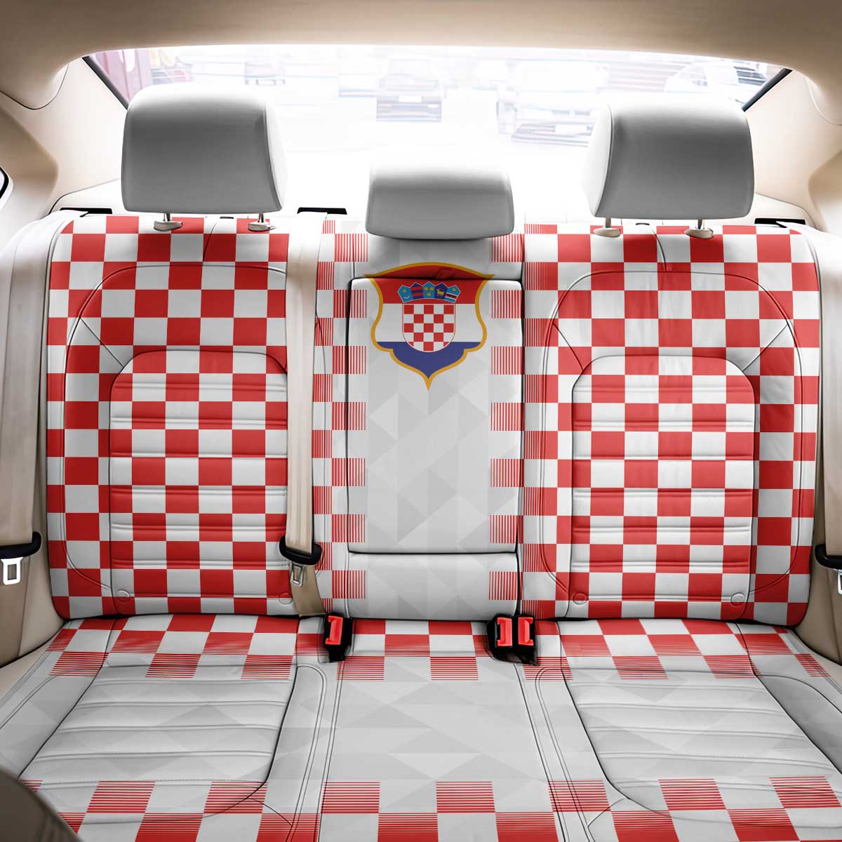 Croatia Football Back Car Seat Cover Vatreni Glory 2026