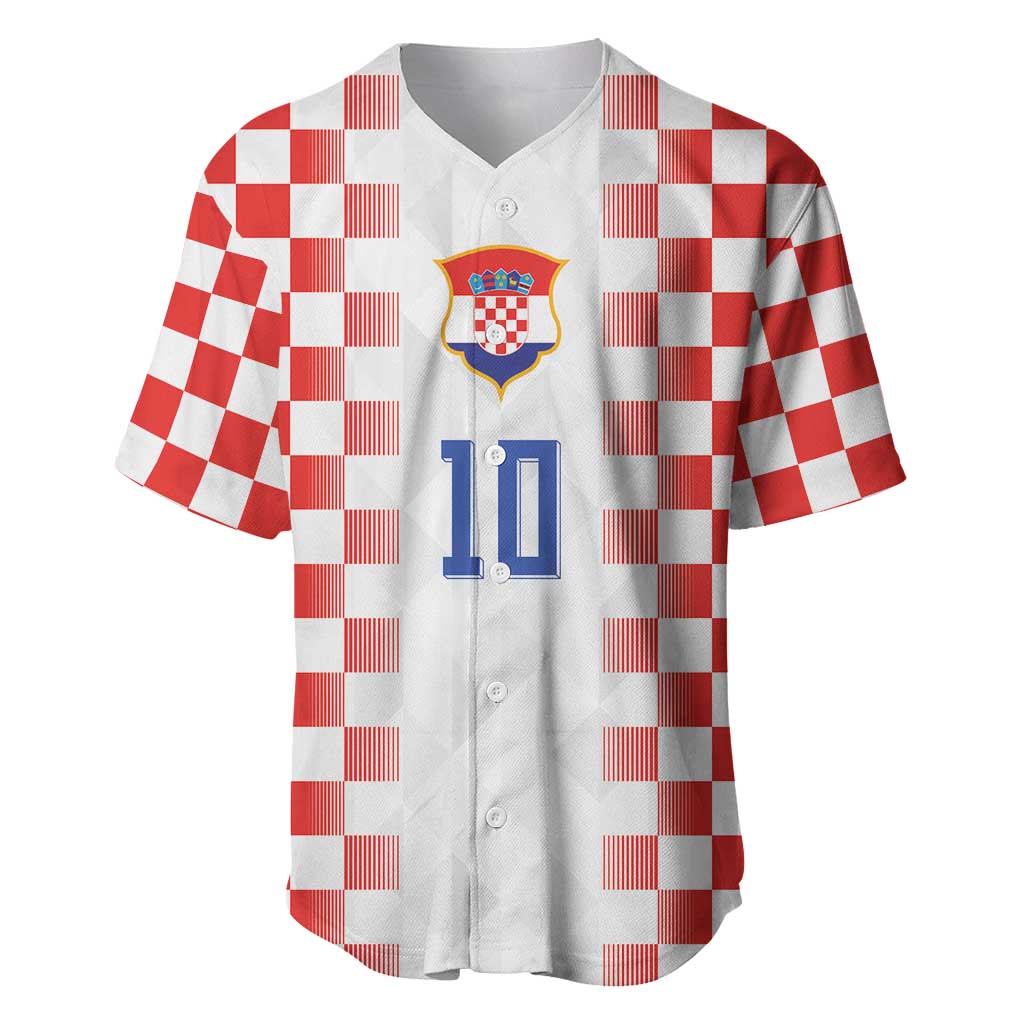 Custom Croatia Football Baseball Jersey Vatreni Glory 2026
