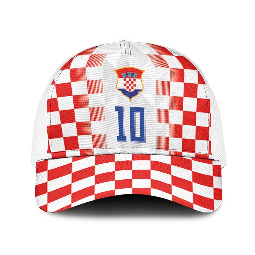 Custom Croatia Football Baseball Net Cap Vatreni Glory 2026