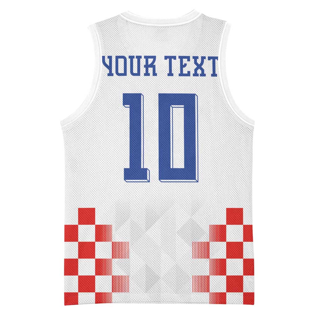Custom Croatia Football Basketball Jersey Vatreni Glory 2026