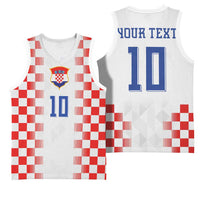 Custom Croatia Football Basketball Jersey Vatreni Glory 2026