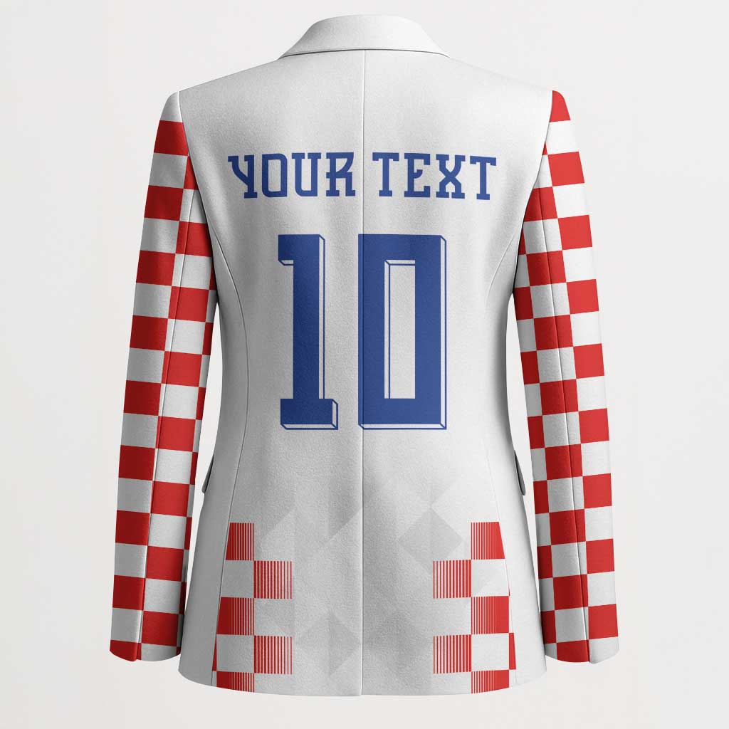 Custom Croatia Football Blazer Vatreni Glory 2026