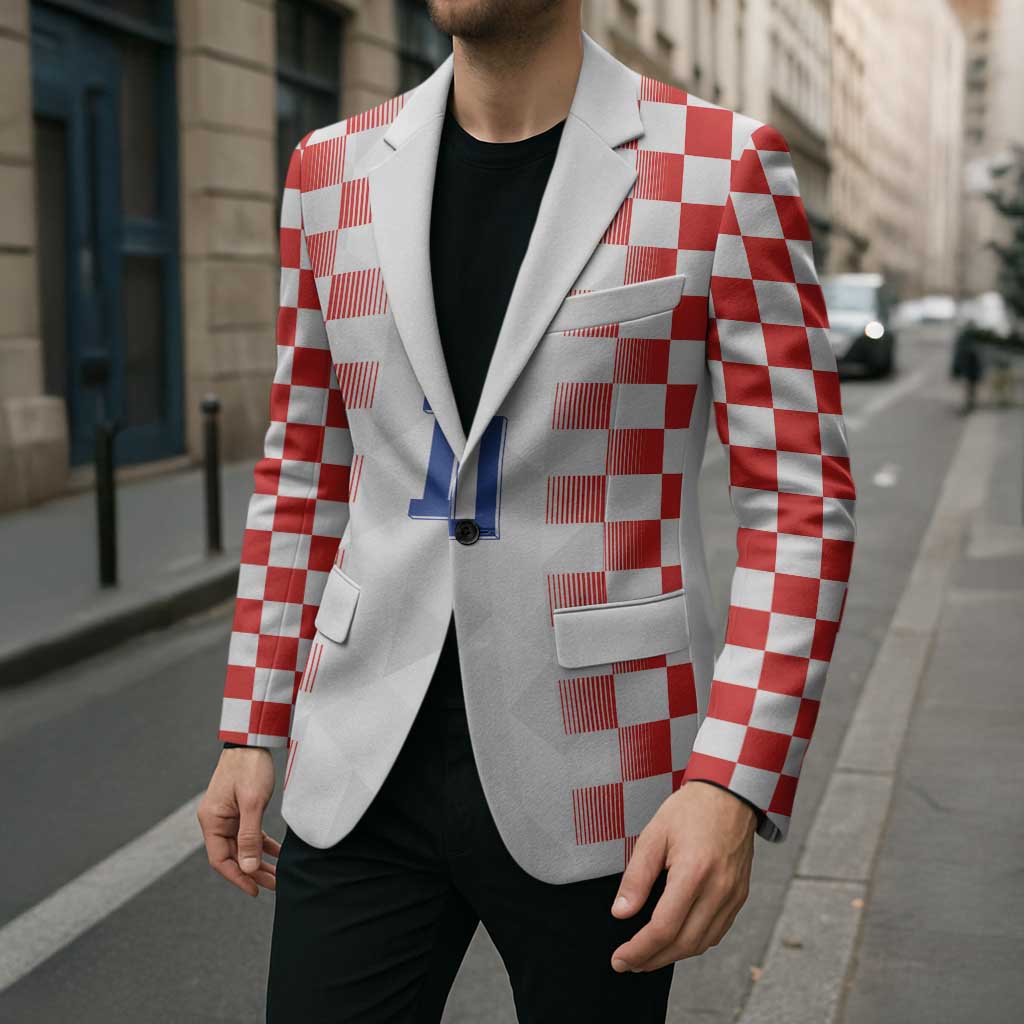 Custom Croatia Football Blazer Vatreni Glory 2026