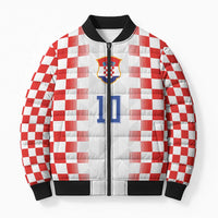 Custom Croatia Football Bomber Puffer Jacket Vatreni Glory 2026