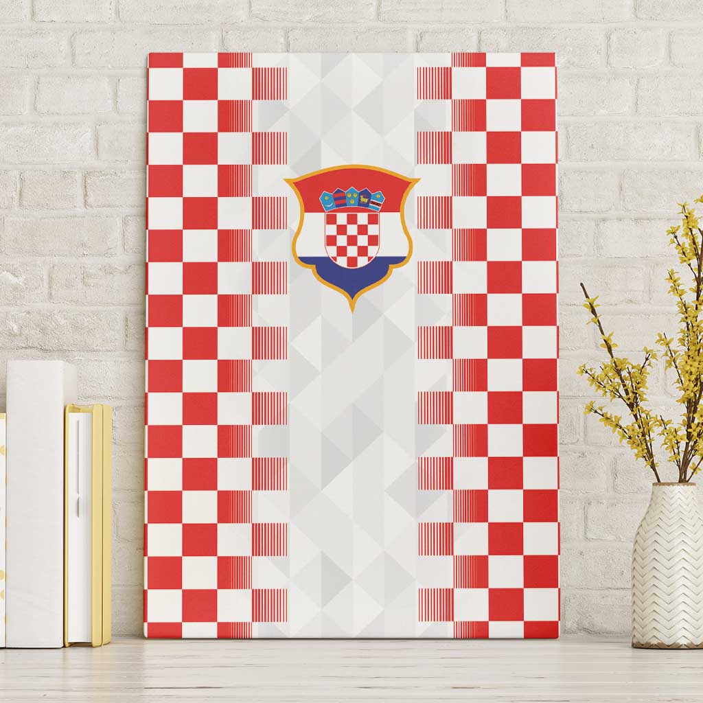 Croatia Football Canvas Wall Art Vatreni Glory 2026