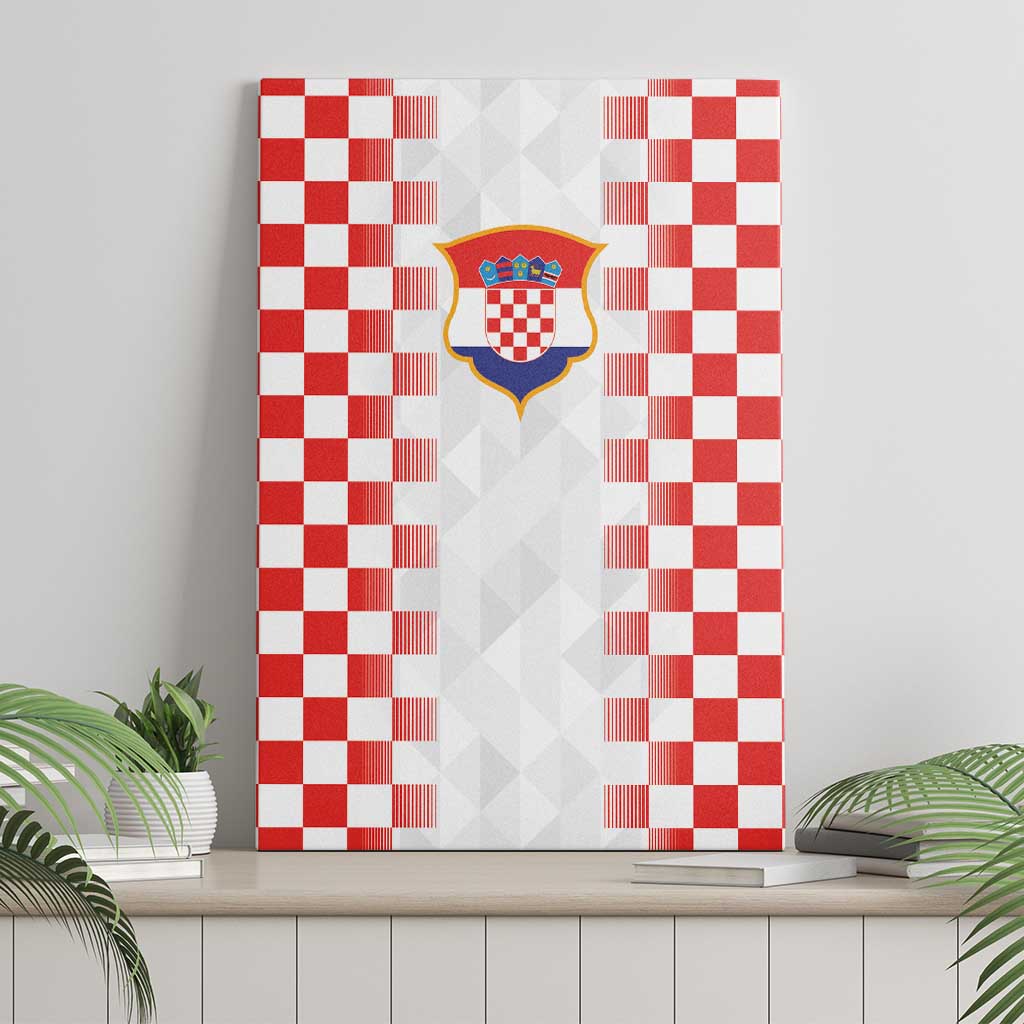 Croatia Football Canvas Wall Art Vatreni Glory 2026