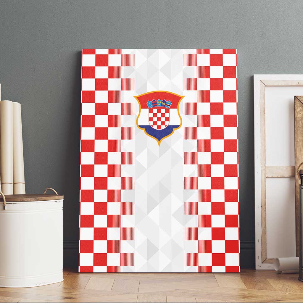 Croatia Football Canvas Wall Art Vatreni Glory 2026