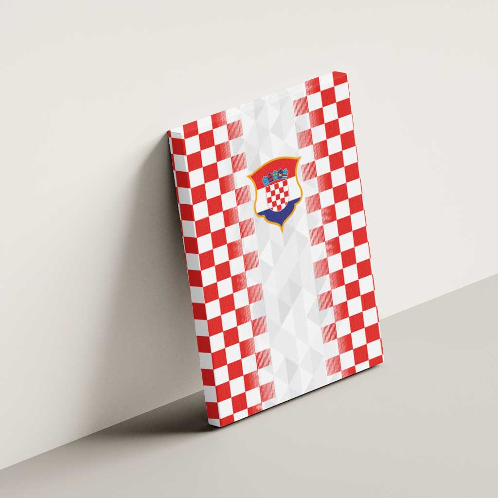 Croatia Football Canvas Wall Art Vatreni Glory 2026