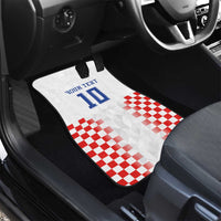 Custom Croatia Football Car Mats Vatreni Glory 2026